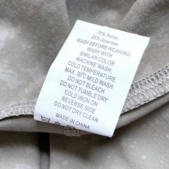 Zyia Active 7/8 Leggings Gray Marble Cropped Workout Gym Activewear Size 4 - Picture 10 of 10